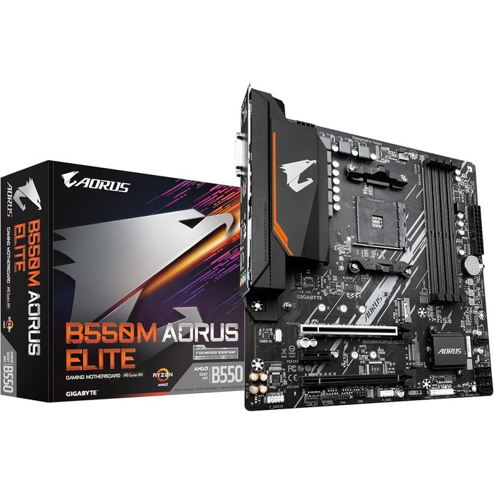 Placa-Mãe Gigabyte B550M Aorus Elite AM4 DDR4 HDMI M-ATX
